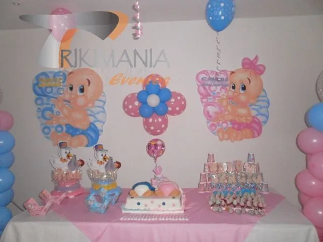 Decoración para caja de baby shower - Imagui