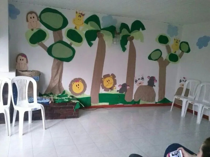Decoracion babyshower selva | Babyshower selva | Pinterest