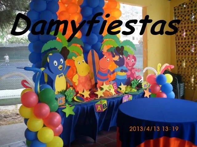 Decoración backyardigan fiesta - Imagui
