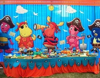 DECORACION BACKYARDIGANS PARTY : DECORACION EN FIESTAS INFANTILES