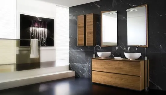 Decoración de Baño y Pared en Negro y Beige : Decorar Casa y Hogar Decoración de Baño y Pared en Negro y Beige : Decorar Casa y Hogar