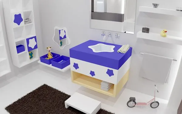 Decoración de baños para peques | Blog de Bañoweb