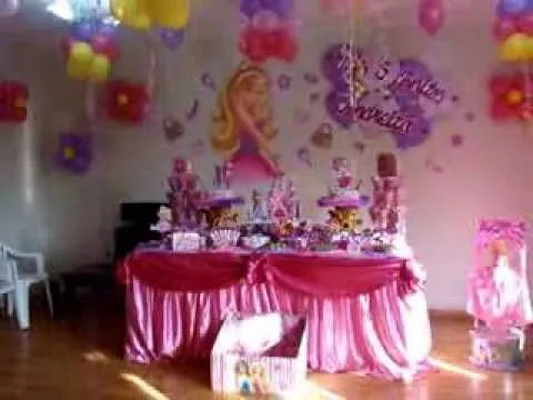 DECORACION BARBIE DE FANTASY & DECORACIONES Y MAS... - YouTube