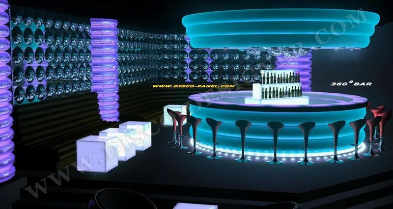 DECORACION DE BARES-DECORACION DE DISCOTECAS-ILUMINACION DE DISCOTECAS