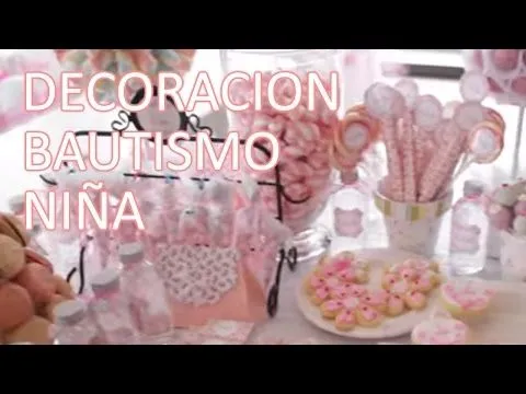 Decoracion Bautismo Antonella Di Pietro - YouTube