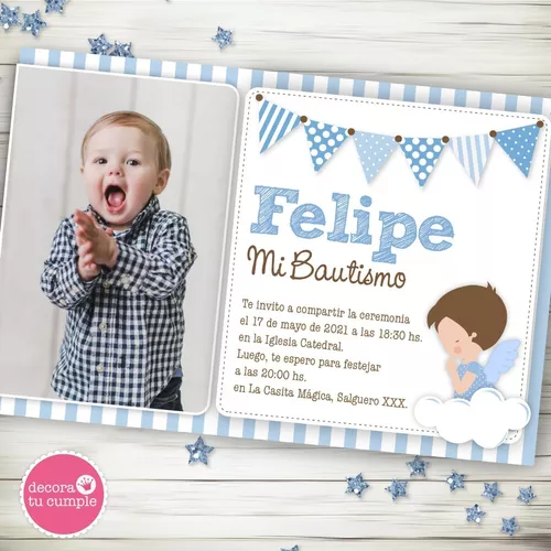 Decoracion Bautismo Varon | MercadoLibre 