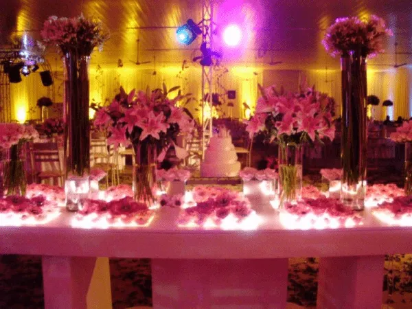 DECORACION BODA MATRIMONIO COLOR ROSADO TONOS ROSAS WEDDING PINK ...