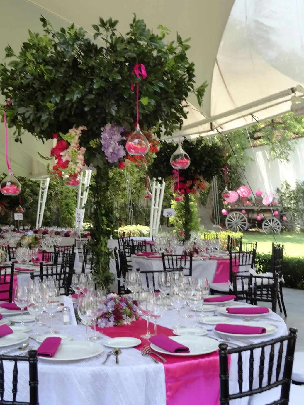 Decoración de bodas en jardín - Annafiori