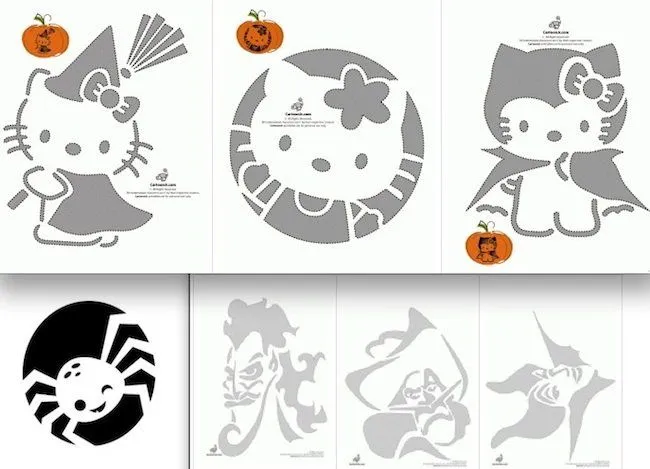 Decoración para calabazas de Halloween