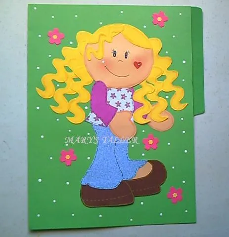 Decoración para carpetas de trabajos para kinder - Imagui
