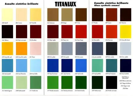 Decoración Carta de colores Titanlux