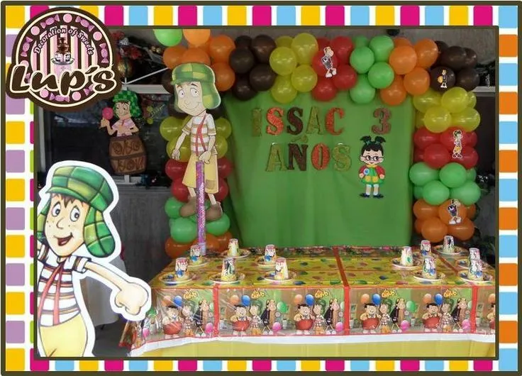 decoracion de el chavo | decoraciones de globos | Pinterest