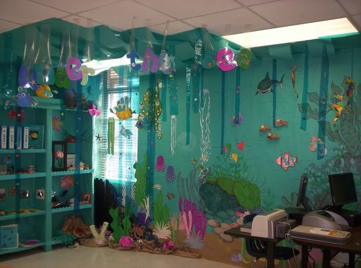 Decoración de la clase - temas (mar, jungla y super héroes ... Decoración de la clase - temas (mar, jungla y super héroes ...