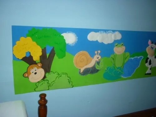 Decoración en foami para cuartos de niño - Imagui