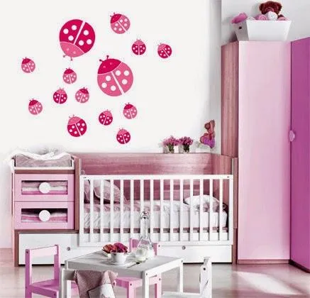 Decoración del cuarto de una bebé mujer - Paperblog