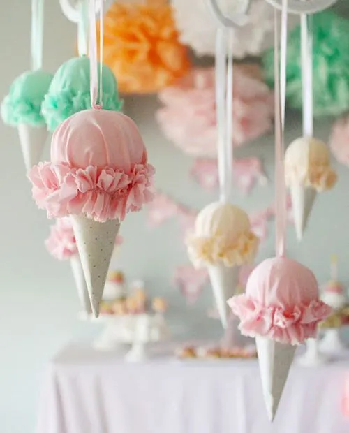 decoracion-conos-de-helado- ...