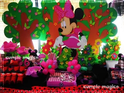 Decoración para cumpleaños - Ambientación Minnie - cumple_suenos ...