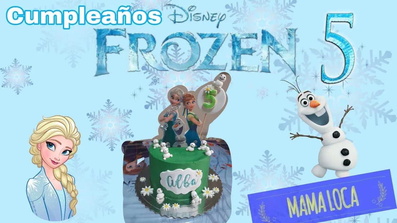 DECORACIÓN CUMPLEAÑOS FROZEN | TEMÁTICA 5 AÑOS | FIESTA FROZEN EN TIEMPOS DE PANDEMIA #fiestafrozen - YouTube