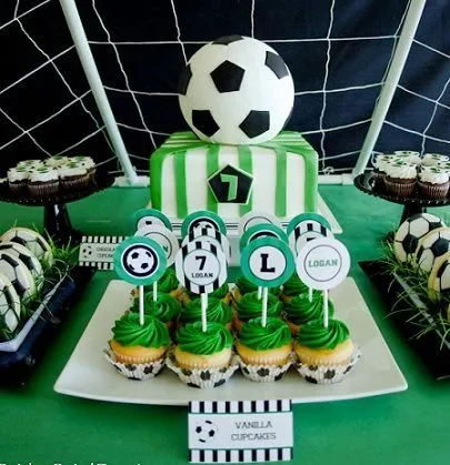 Decoración cumpleaños infantiles futbol - Imagui