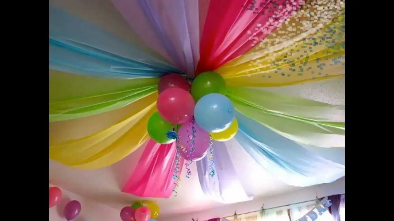 DECORACION PARA CUMPLEAÑOS INFANTILES - YouTube DECORACION PARA CUMPLEAÑOS INFANTILES - YouTube