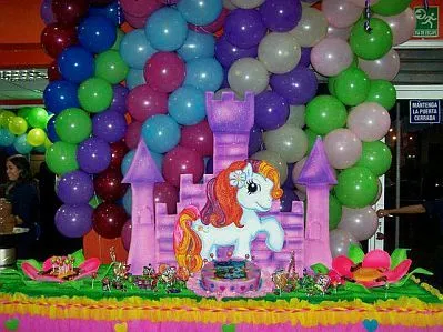 Decoración de la pequeña pony - Imagui