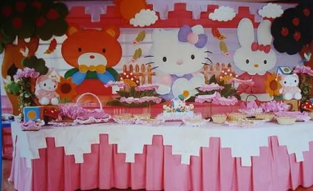 Decoración fiesta infantil 1 año niña - Imagui