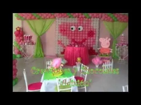 Decoraciòn de cumpleaños de Peppa Pig - YouTube Decoraciòn de cumpleaños de Peppa Pig - YouTube