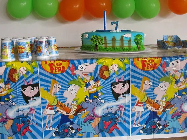 Decoración de cumpleaños de finias y fer - Imagui Decoración de cumpleaños de finias y fer - Imagui