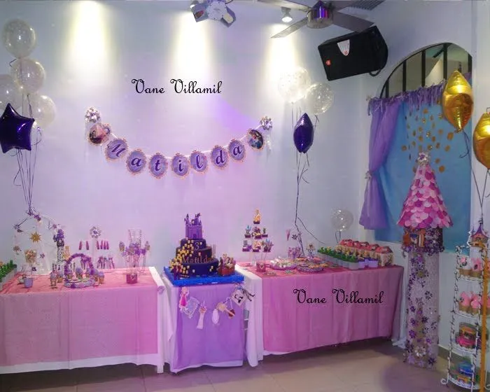 Decoracion de cumpleanos de princesa sofia - Imagui