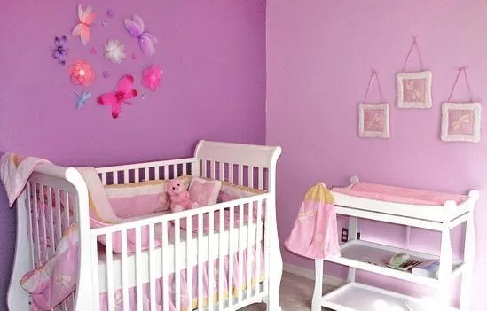 Decoración para dormitorios bebe niñas | Fotos de decoracion de ...