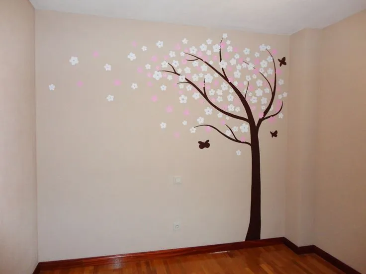 decoracion de dormitorios infantiles con murales pintados a mano ...