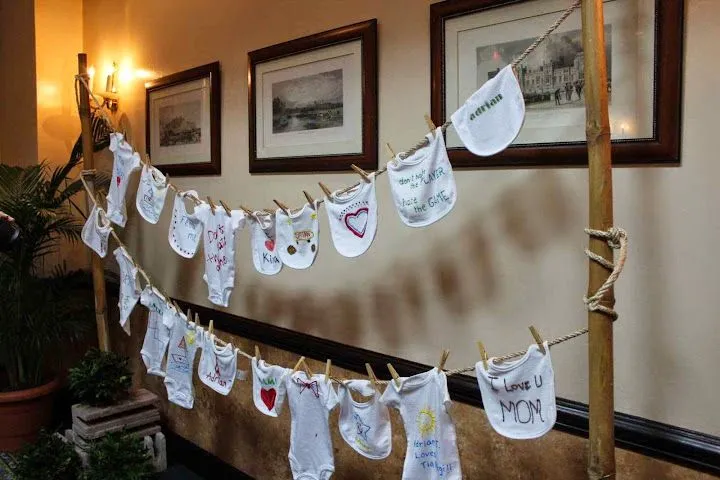Como hacer 1 decoracion economica para un baby shower ~ Frases de ...