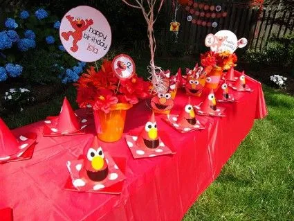 Decoración de Elmo para fiestas infantiles - Decoracion - EstiloPeques Decoración de Elmo para fiestas infantiles - Decoracion - EstiloPeques