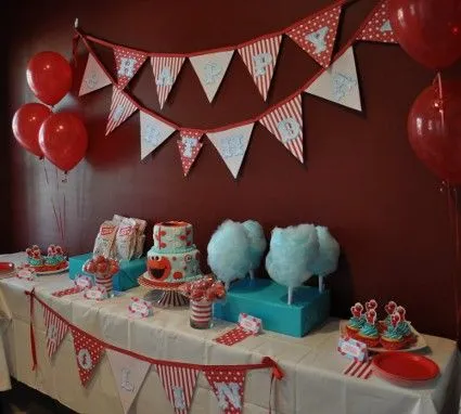 Decoración de Elmo para fiestas infantiles - Decoracion - EstiloPeques