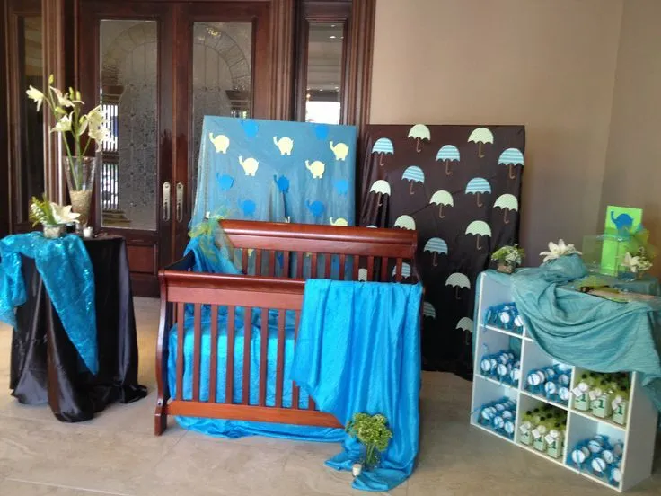 decoracion de entrada para baby shower, elefantes, paraguas y ... decoracion de entrada para baby shower, elefantes, paraguas y ...