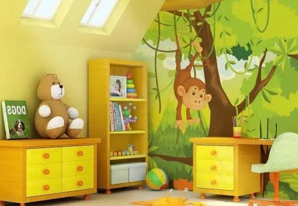 DECORACIÓN ESTILO SAFARI EN DORMITORIO DEL BEBÉ | DORMITORIOS CON ...