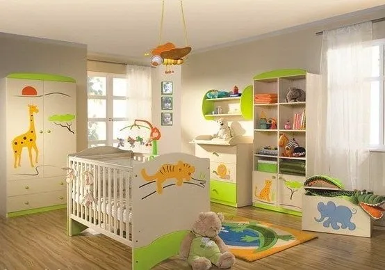 DECORACIÓN ESTILO SAFARI EN DORMITORIO DEL BEBÉ | DORMITORIOS CON ...