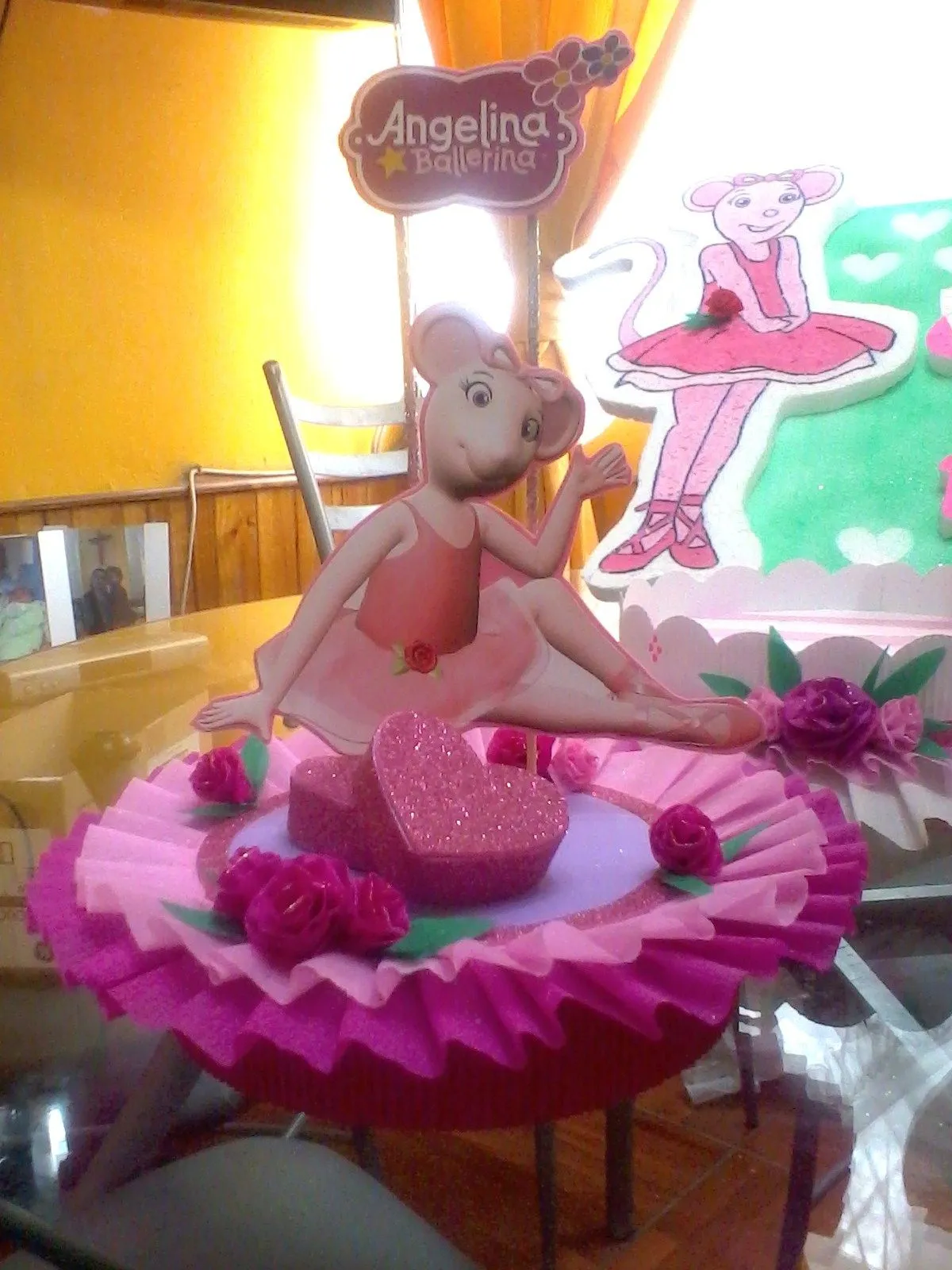 decoracion de eventos carmen olivares: angelina ballerina decoracion de eventos carmen olivares: angelina ballerina