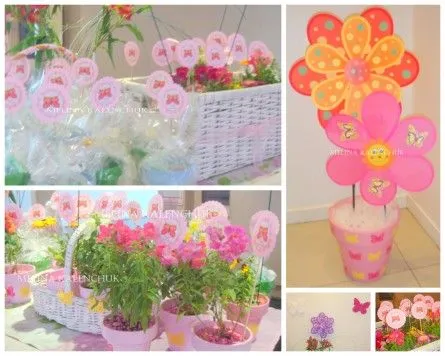 Decoración de cumpleaños con mariposas y flores - Imagui Decoración de cumpleaños con mariposas y flores - Imagui