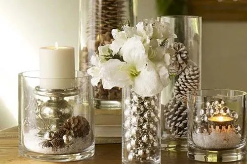 DECORACION FACIL: CENTROS DE MESA PARA NAVIDAD DECORACION FACIL: CENTROS DE MESA PARA NAVIDAD