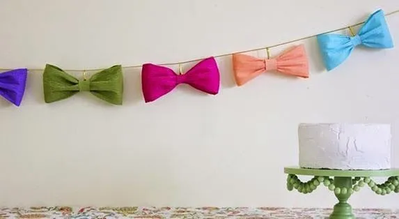 Decoración fácil con papel crepe ~ cositasconmesh