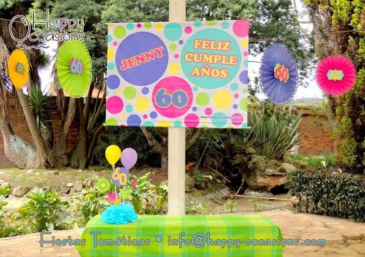 Decoración Fiesta 60 años mujer | Otros | Pinterest Decoración Fiesta 60 años mujer | Otros | Pinterest
