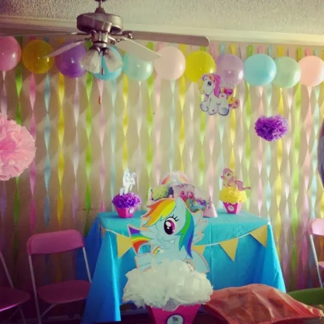 Decoración de Fiesta de Cumpleaños de My Little Pony : Fiestas y ... Decoración de Fiesta de Cumpleaños de My Little Pony : Fiestas y ...