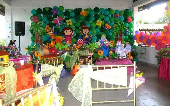 Decoraciónes de fiestas infantiles de dora y diego - Imagui