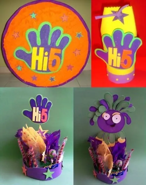 Decoración fiesta hi5 - Imagui