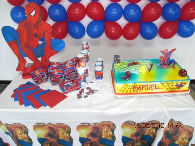 DECORACION FIESTA HOMBRE ARAÑA SPIDERMAN |Revoltosos Recreaciones ...