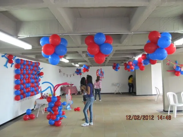 DECORACION FIESTA HOMBRE ARAÑA SPIDERMAN |Revoltosos Recreaciones ...