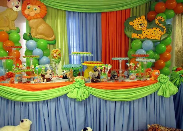 Decoración fiestas infantiles de animales - Imagui Decoración fiestas infantiles de animales - Imagui