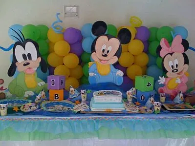 Fiesta Mickey bebé - Imagui