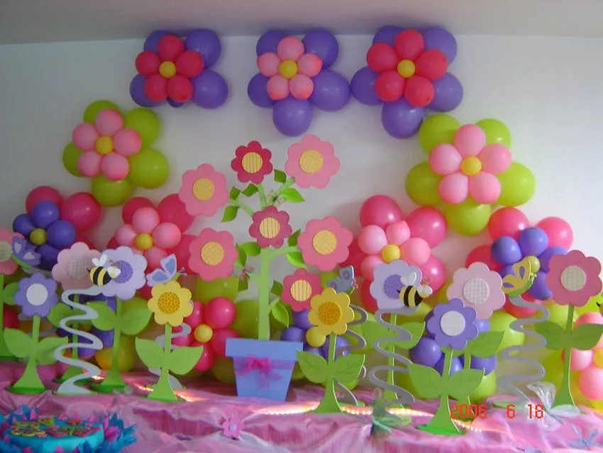 DECORACION FLORES Y MARIPOSAS